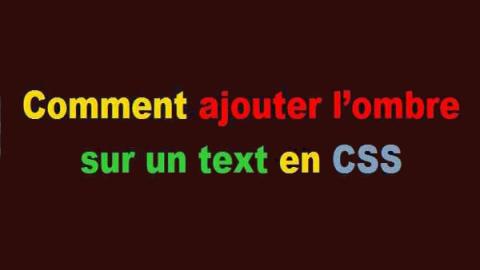 Astuces CSS – Ombres de texte