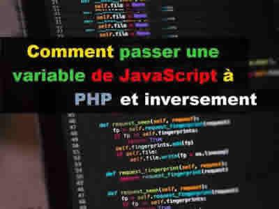 Comment échanger des variables entre PHP et JavaScript ?