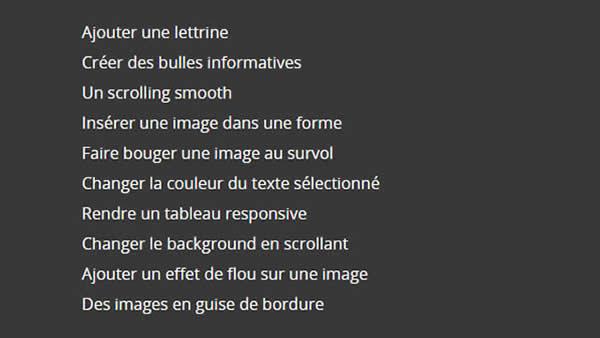 10 astuces et propriétés CSS