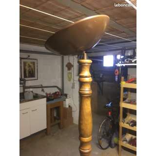 Lampadaire bois rustique