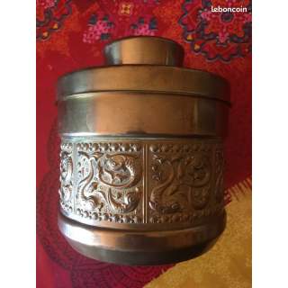 Ancien pot en laiton Vintage